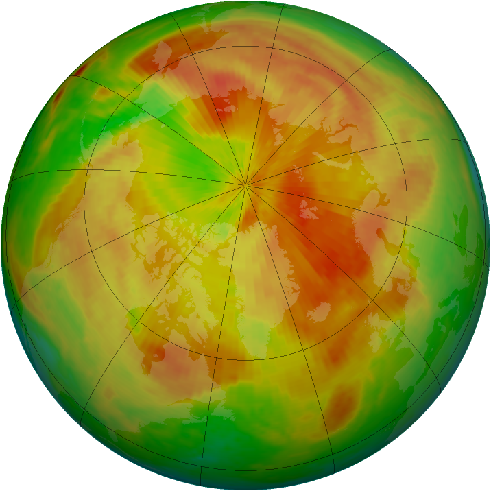 Arctic ozone map for 03 May 2003